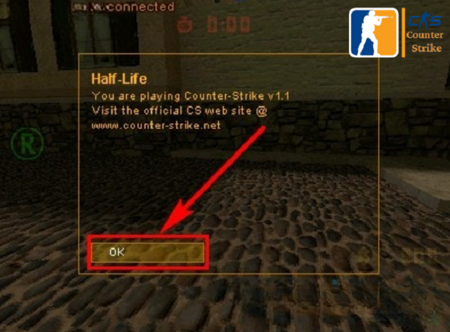 Nhấn "OK" để tiếp tục.