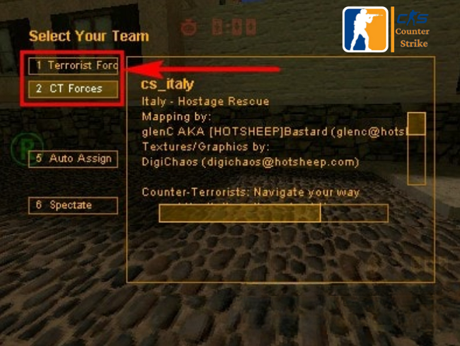 Lựa chọn chế độ chơi mong muốn