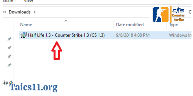Khởi chay file để cài đặt game.