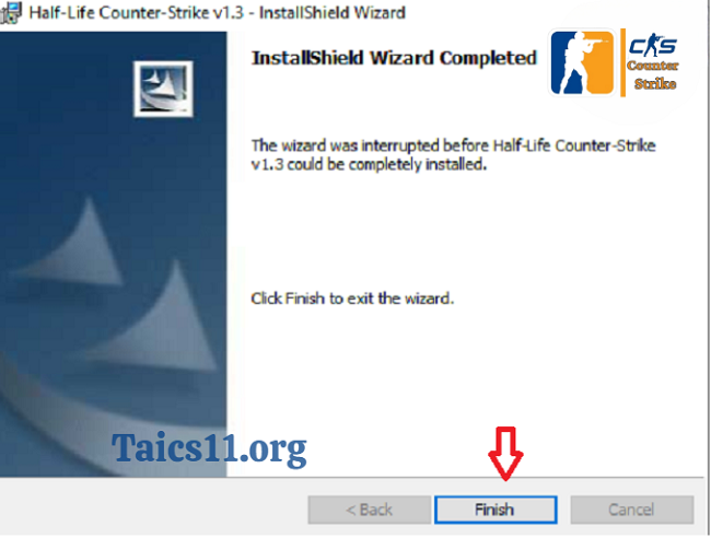Nhấn "Finish" để hoàn tất.