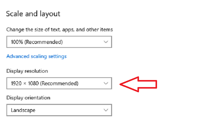 Sau đó ấn chọn Display