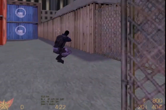 Lăn chuột để thực hiện lệnh nhảy cao